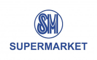 SM Supermarket logo.