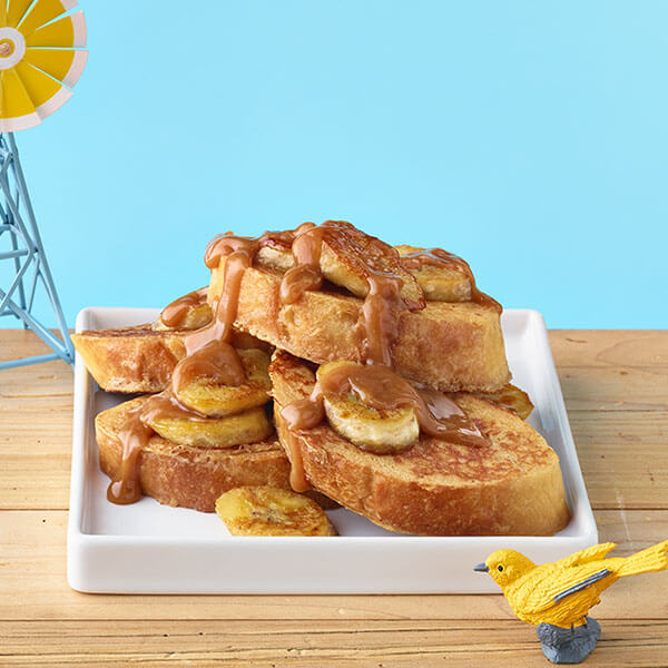 SKIPPY® Peanut Butter French Toast with Caramelized Bananas